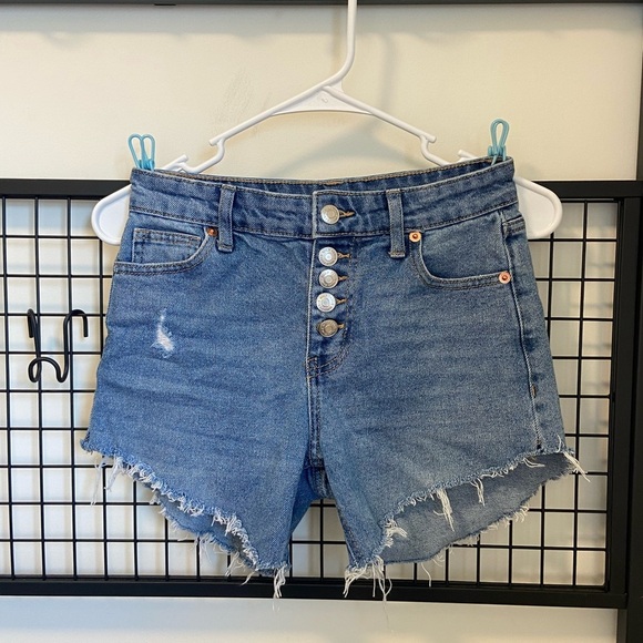 NWOT | Wild‎ Fable women’s high rise denim shorts — size 0 - Picture 1 of 7